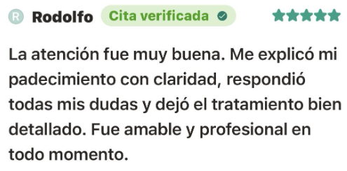 Testimonio paciente